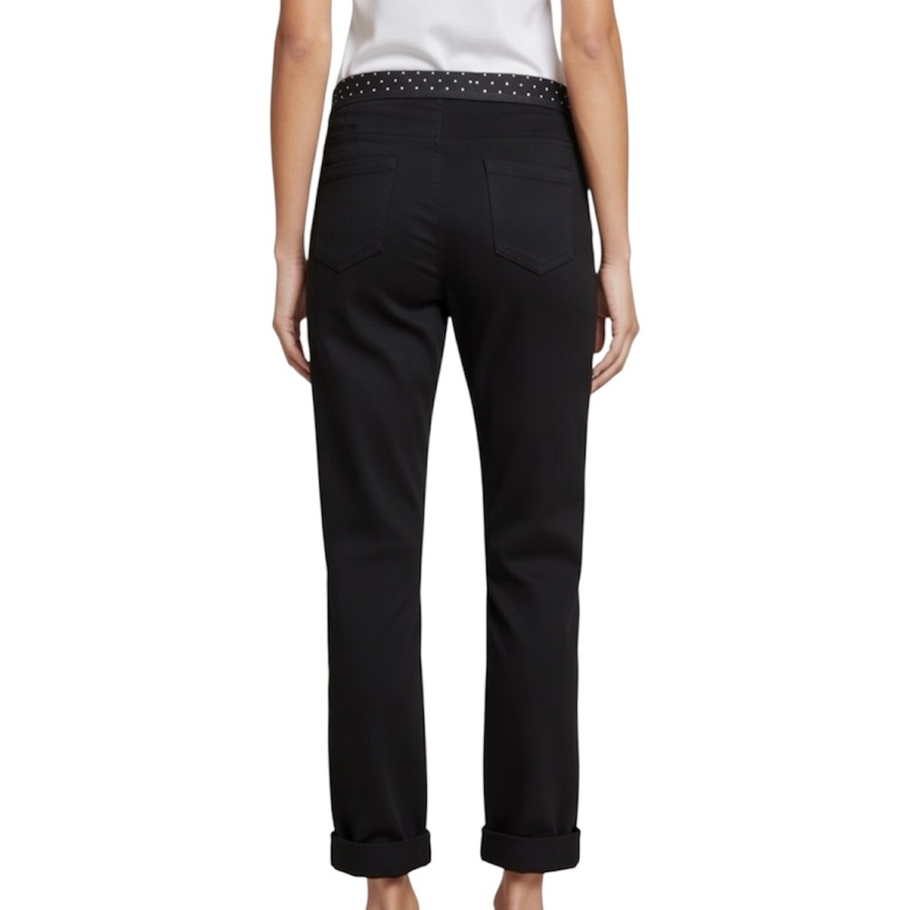Joseph Ribkoff Slim Straight Leg Rolled Cuff Ankle Pants